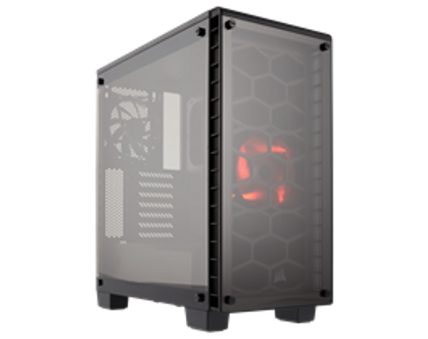 Corsair 460X with 140mm red LED fan (120mm standard case fan included as well)