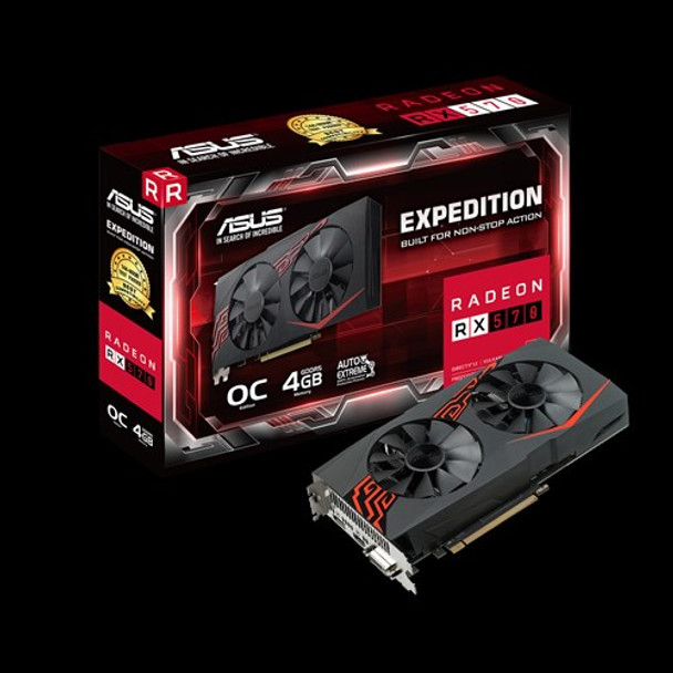 AMD Radeon RX570 4GB GDDR5 Expedition OverClocking Graphics Card