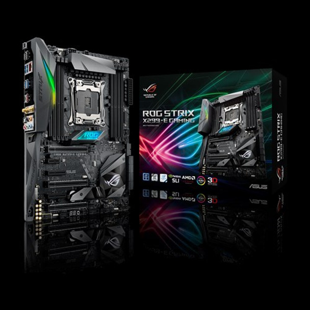 Intel X299 ATX gaming motherboard with Aura Sync RGB LED lighting, 802.11ac Wi-Fi, DDR4 4133MHz, dual M.2, SATA 6Gbps and a USB 3.1 Gen 2 front panel