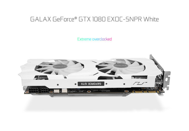 GALAX GeForce GTX 1080 EXOC-SNPR WHITE 8GB, GDDR5X, 256-bit, DP1.4/HDMI 2.0b/DVI-D, 4096x2160