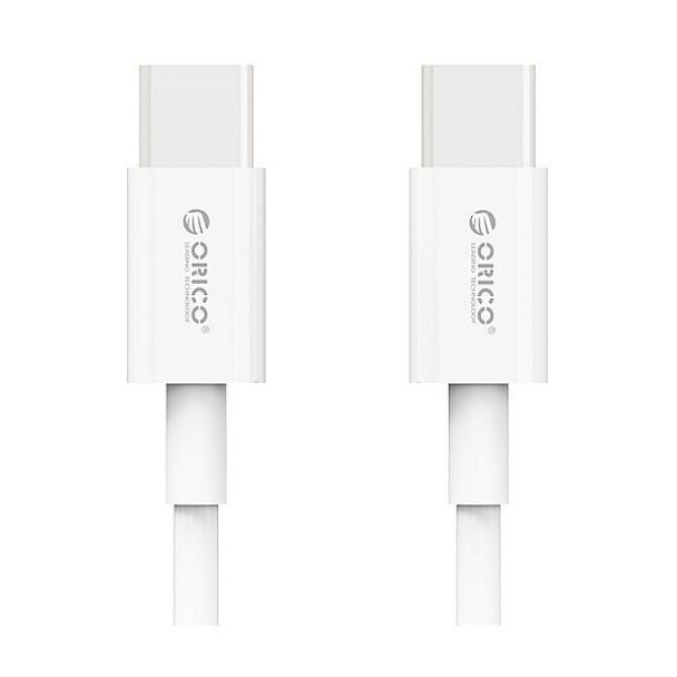 ORICO 1 Meter 3A Type-C to Type-C Charge & Data Cable (BCU-10); USB2.0 A/M to Type-C/F; 3.3 Ft / 1M; Type-C Port; Charge & Sync