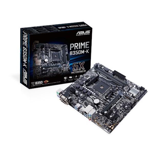 ASUS AMD AM4 uATX motherboard with LED lighting, DDR4 3200MHz, 32Gb/s M.2, USB3.0,SATA 6Gb/s, USB 3.0.