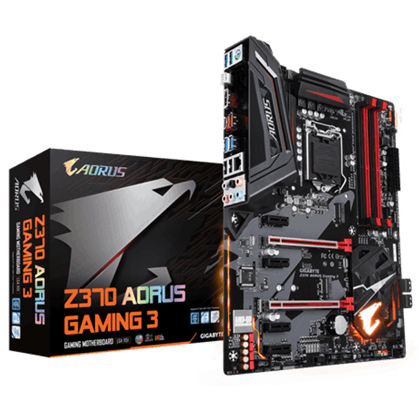 Gigabyte Z370 AORUS Gaming 3, DDR4, 4 DIMMs, support 8th Gen Intel processor
