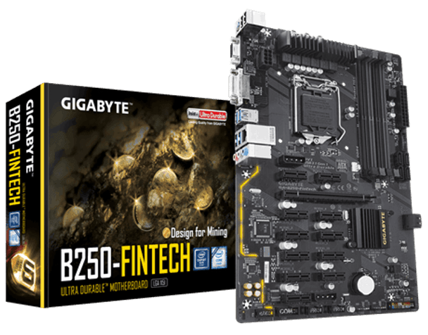 GIGABYTE B250-FINTECH, Socket 1151, DDR4, SATA 6Gb/s, PCIe3.0, ATX