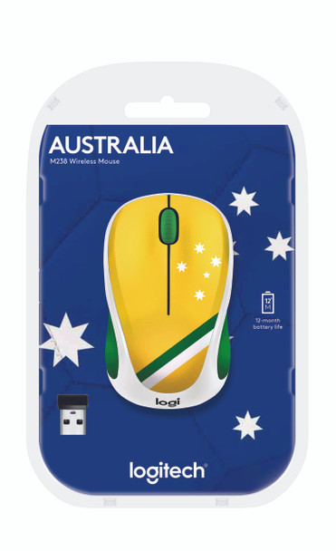 Logitech Wireless Mouse M238 - Australia World Cup