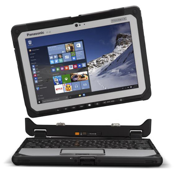 Panasonic Toughbook CF-20 (10.1&quot; Detachable) Mk1 with 256GB SSD, 8GB Ram