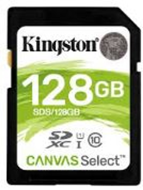 128GB SDHC Canvas Select 80R CL10 UHS-I