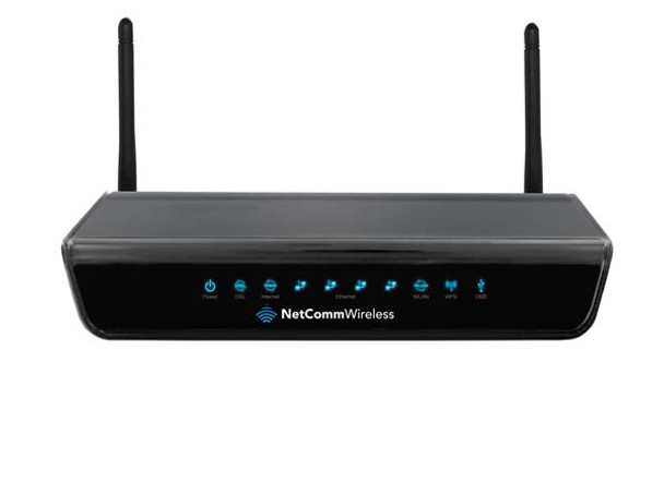 NetComm NB604N N300 WiFi ADSL2+ Modem Router - USB Storage