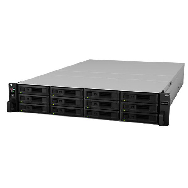 Synology RackStation RS18017xs+ 12-Bay 3.5&quot; Diskless 4xGbE/2x10GbE, NAS (2U Rack) (ENT),Intel Xeon D-15316core,16GB RAM, USB3.0 (2) -5yr wty with SRS!