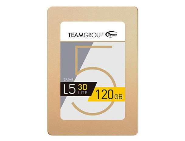Team 2.5&quot; SSD 7mm 120GB L5 LITE 3D SATA3  (Read - 470MB/s, Write - 300MB/s)
