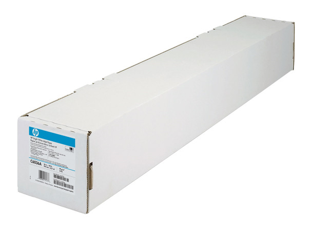 HP Bright White Inkjet Paper 36" - 914mm x 45.7 M 90gsm