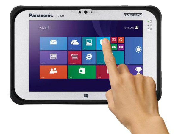 Panasonic Toughpad FZ-M1 (7.0") Mk2 with 4G, 12 Point Satellite GPS &amp; 8GB Ram bundle with Infocase case 15TBCM1AO-P