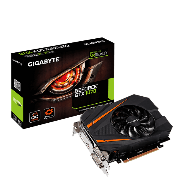 Gigabyte GeForce GTX 1070, MINI ITX OC, 8 GB