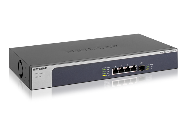 NETGEAR 5-Port 10-Gigabit/Multi-Gigabit Ethernet Unmanaged Switch (XS505M