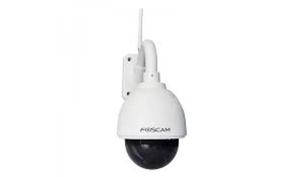 FOSCAM FI9828P 1.3MP 960P OUTDOOR WIRELESS DOME, 3 x ZOOM, 20M IR, WHITE