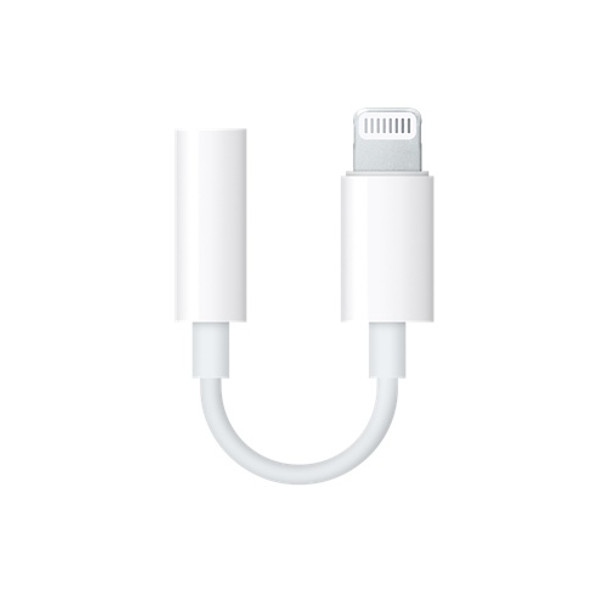 Apple Lightning to 3.5 mm Headphone Jack Adapter (MMX62FE/A)