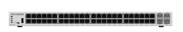 NETGEAR Insight Managed 52-port Gigabit Ethernet 505W PoE+ Smart Cloud Switch with 2 SFP and 2 SFP+ 10G Fibre ports (GC752XP)