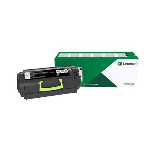 Lexmark 58D6000 Black Return Program Toner Cartridge 7.5K for MX82x, MS82x, MX72x