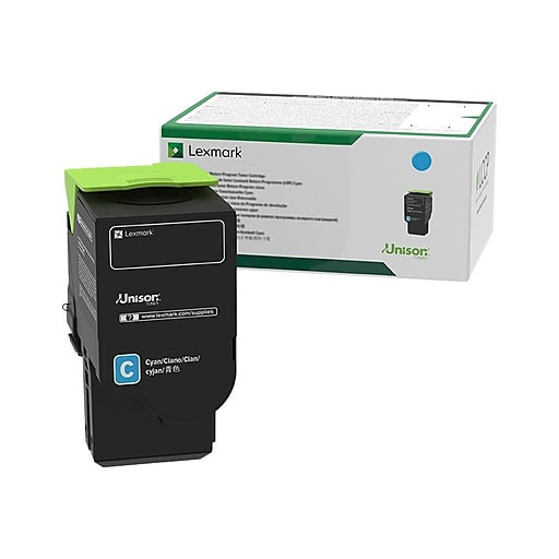 Lexmark 78C6UCE Cyan Ultra High Yield Corporate Toner Cartridge 7K for CS521, CS622, CX622, CX625