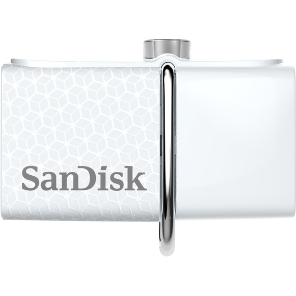 SanDisk UltraDual USB Drive3.0,USB3.0,White,USB3.0micro-USB cnnectr,OTG-enabled Android dvics,5Y