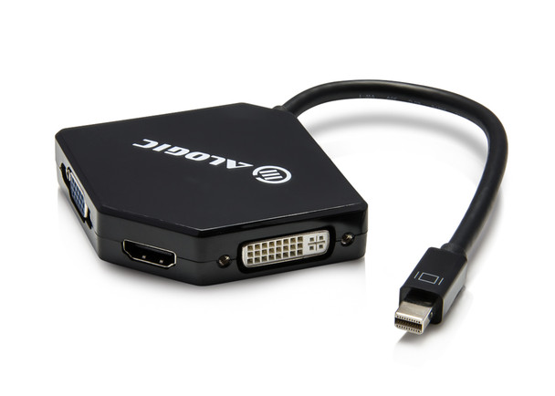 ALOGIC 3in1 Mini DisplayPort to HDMI/ DVI/ VGA Adapter  Male to 3  Female