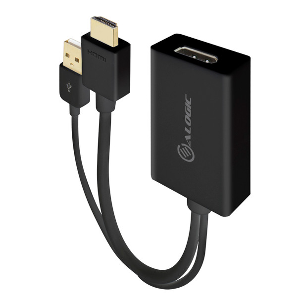 ALOGIC Elements HDMI to DisplayPort Adapter Converter with USB Power