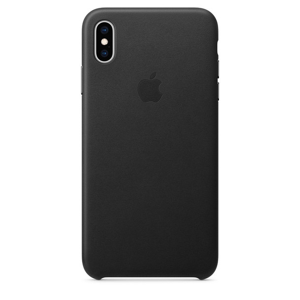 Apple iPhone XS Max Leather Case - Black