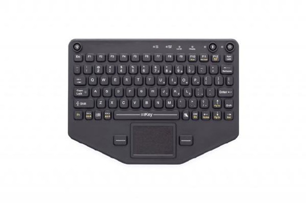 iKey BT-80-TP Rugged Bluetooth Keyboard with Touchpad (VESA Mount)