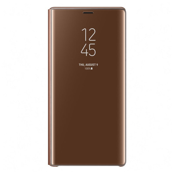 NOTE 9 Clear View Cover -BROWN