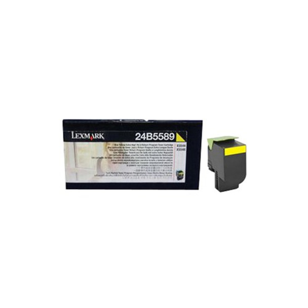 Lexmark XS548DE Yellow Extra High Yield BSD Program Toner Cartridge 3K