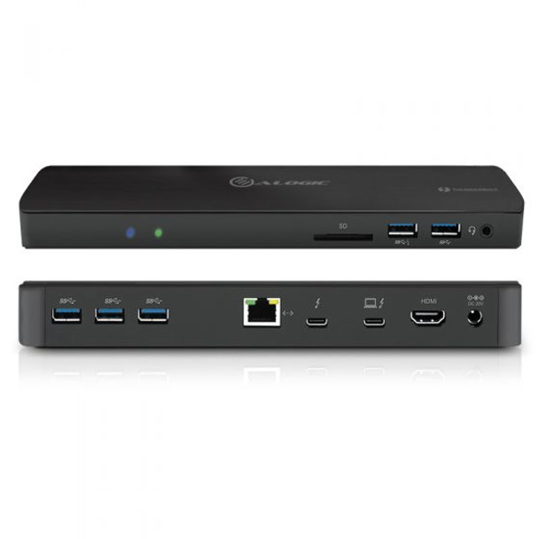 ALOGIC Thunderbolt 3 Dual Double Display Dock with 4K and Power Delivery