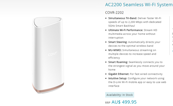 AC2200 Seamless Wi-Fi System