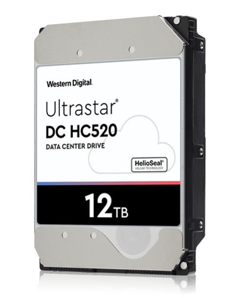 WD ULTRASTRA,  12TB High-Capacity;Interface:SATA 6Gb/s;Limited warranty 5years;RPM Class:7200;Cache:128MB, 256MB