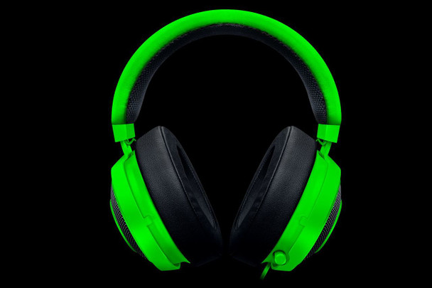 Razer Kraken Pro V2 - Analog Gaming Headset, Green, Oval Ear Cushions, FRML Packaging