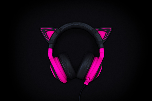 Kitty Ears for Razer Kraken - Neon Purple - FRML Packaging