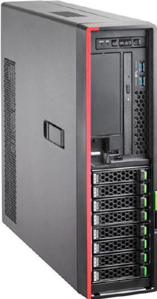 Fujitsu Primergy TX1320M3, SFF, Red PSU, E3-1230v6 4C/8T 3.5GHz, 16GB DDR4 ECC, RAM (1/4), 2.5" SAS/SATA (0/8), DVD-RW, PRAID EP420i, 2x450W, 1YR