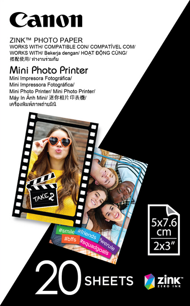 Canon Mini Photo Printer Paper