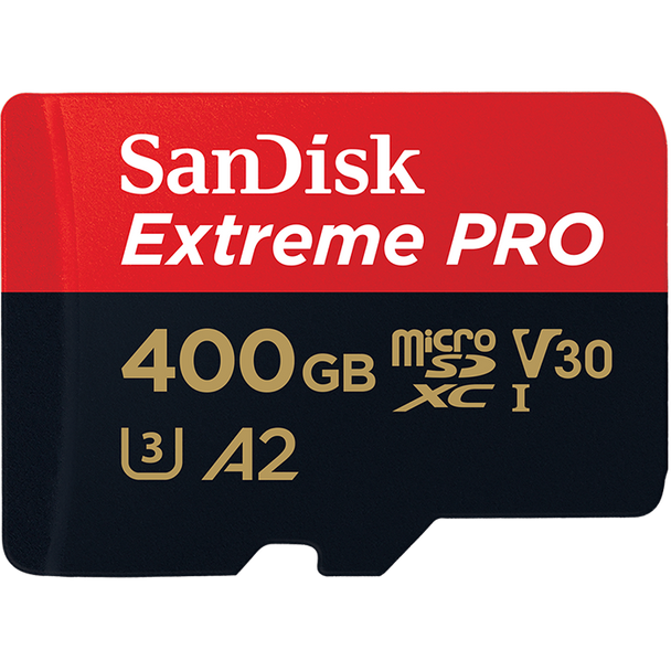 SanDisk ExtremePro 400GB microSDXC, 170MB/sR, 90MB/sW 