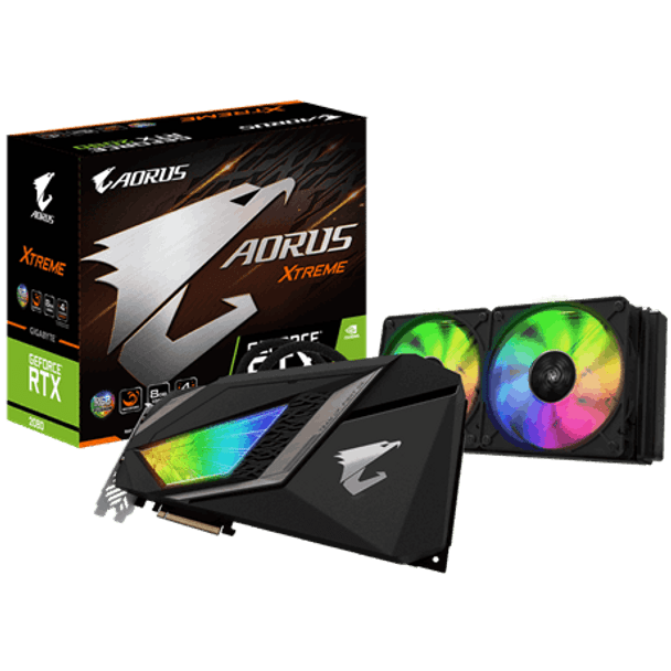Gigabyte Aorus GeForce RTX 2080 WATERFORCE, GDDR6, 8GB Graphics Card