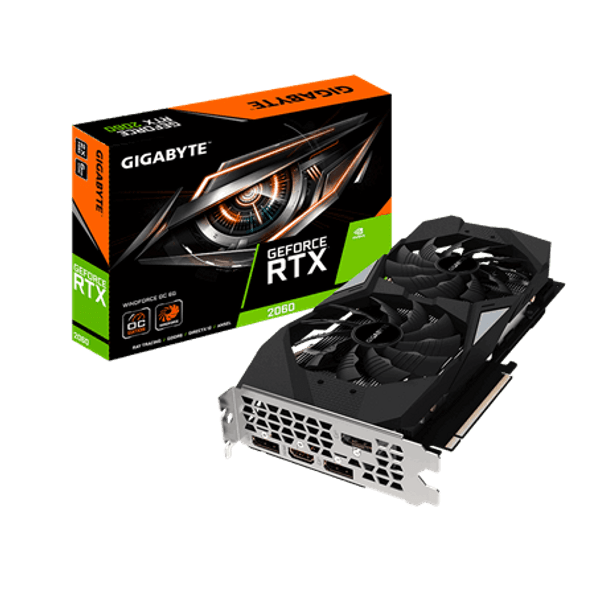 Gigabyte GeForce RTX 2060 WINDFORCE OC 6G Graphics Card