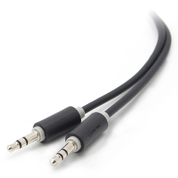 The ALOGIC 3.5mm Stereo Audio Cable - Male to Male cable is used for quality audio applications such as to connects computer, MP3 Players, Mobile Phon
