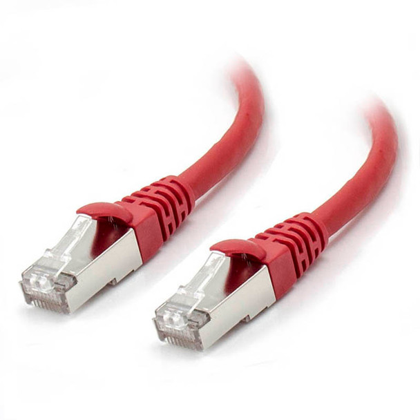 ALOGIC 0.5m Red 10GbE Shielded CAT6A LSZH  Network Cable