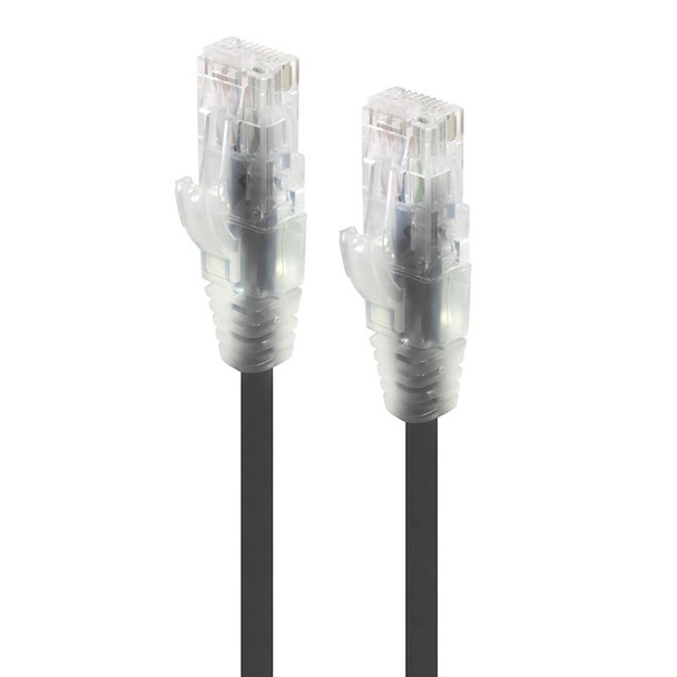 ALOGIC 0.50m Black Ultra Slim Cat6 Network Cable - Series Al