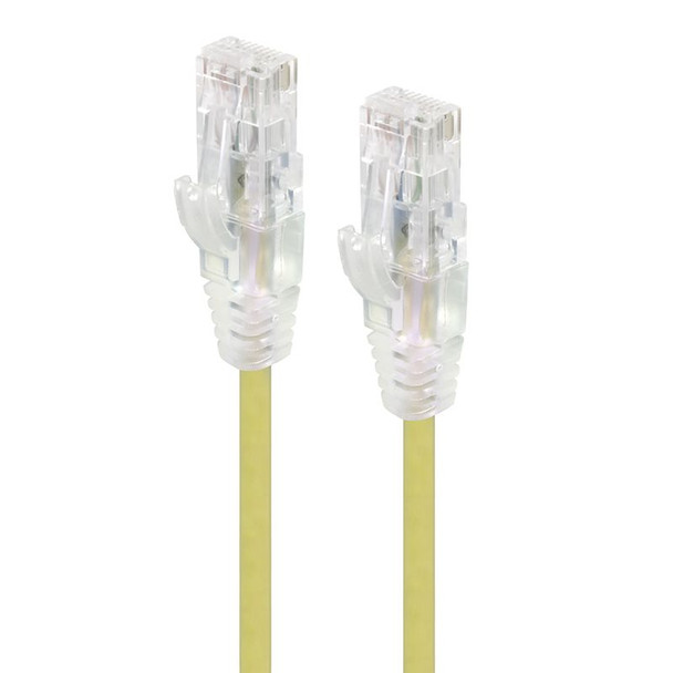 ALOGIC 1m Yellow Ultra Slim Cat6 Network Cable - Series Alph