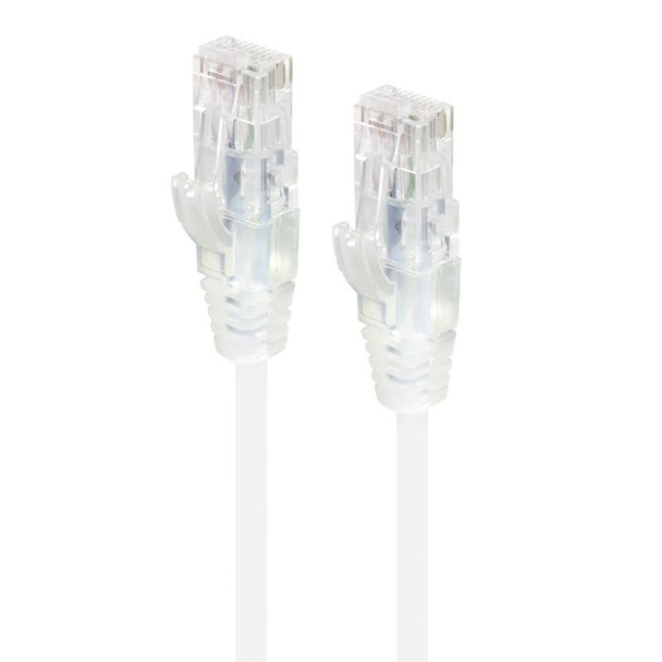 ALOGIC 1.5m White Ultra Slim Cat6 Network Cable - Series Alp