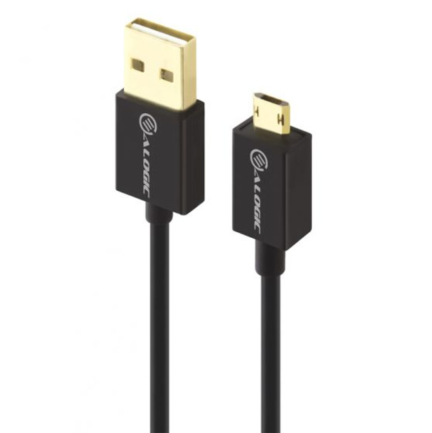 ALOGIC Easy Plug Reversible USB2.0 Type A to Reversible Micro Type B Cable Male to Male 5M