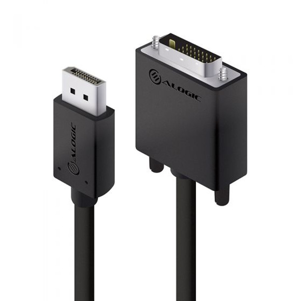 ALOGIC Active DisplayPort to DVI-D Cable with 4K Support Male to Male - Element Series - 2m