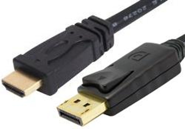 Blupeak 3m DisplayPort Male to HDMI Male Cable