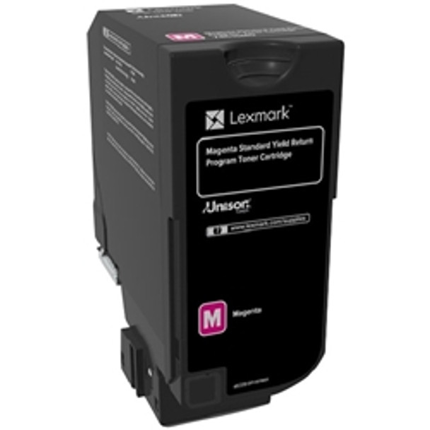 Lexmark 74C60M0 Magenta Return Program Toner Cartridge 3K for CS720, CS725, CX725