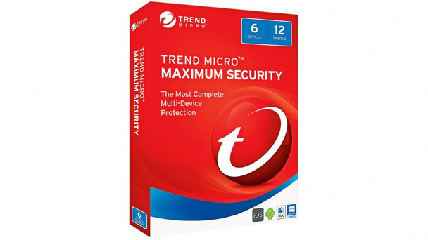 Trend Micro Maximum Security 2017 (1-6 Devices) 12mth Add-On